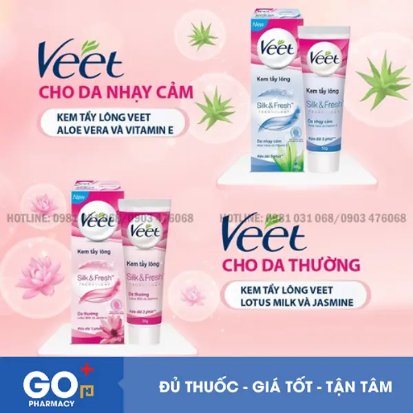 Tẩy lông Veet 50g